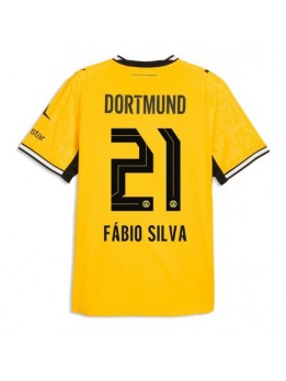 Borussia Dortmund Fabio Silva #21 Replika Hemmakläder 2026-27 Kortärmad